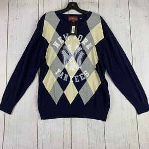 New York NY Yankees MLB‎ Red Jacket Blue Sweatshirt New Men